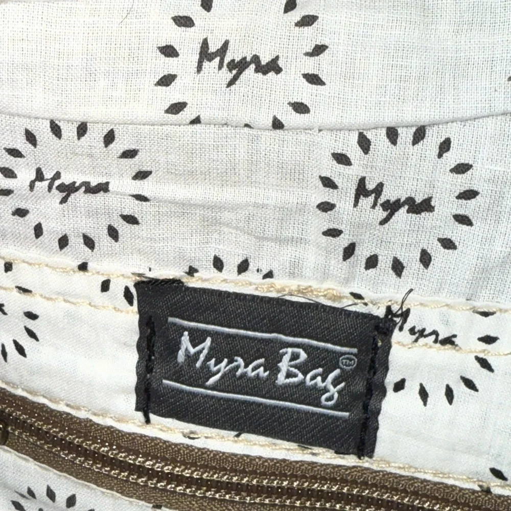 Myra bag NWT leather and canvas convertible backpack purse western boho Western